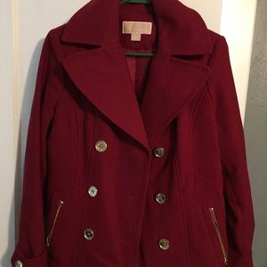 Michael Kors red coat